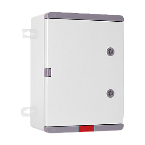 Cutie distributie IP67 din ABS gri, usa mata, placa metalica, 250x350x150 mm PD253515