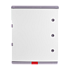 Cutie distributie IP67 din ABS gri, usa mata, placa metalica, 400x500x180 mm PD405018 – Plastim PD405018