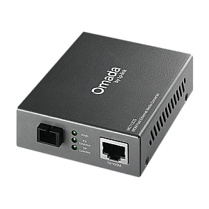 Media Convertor WDM 10/100 Mbps RJ45 - 100 Mbps Single-mode SC Bi-directional - TP-Link Omada MC112CS Media Convertor WDM 10/100 Mbps RJ45 - 100 Mbps Single-mode SC Bi-directional - TP-Link Omada MC112CS