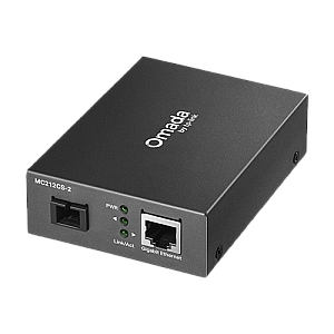 Media Convertor WDM Gigabit RJ45 - Single-mode SC Bi-directional, 2 km - TP-Link Omada MC212CS-2 Media Convertor WDM Gigabit RJ45 - Single-mode SC Bi-directional, 2 km - TP-Link Omada MC212CS-2