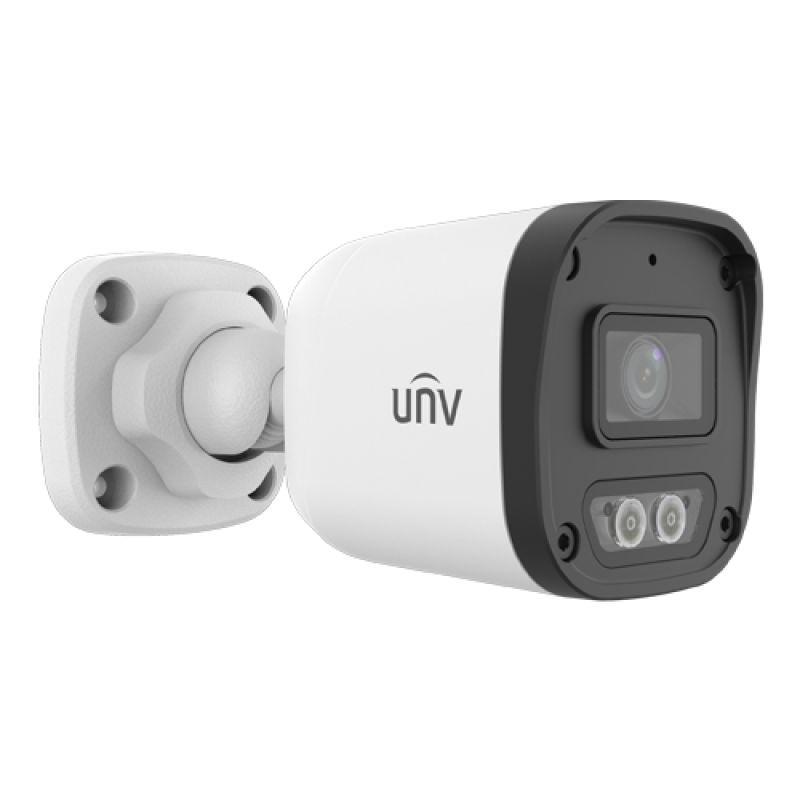 Camera IP ColorHunter 4MP, lentila 2.8mm, IR 30m, WL 15m, Mic, PoE, IP67 - UNV IPC2124LB-AF28-DL-ECO – UNIVIEW IPC2124LB-AF28-DL-ECO