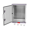 Cutie distributie IP67 din ABS gri, usa mata, placa metalica, 300x400x220 mm PD304022 – Plastim PD304022
