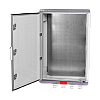 Cutie distributie IP67 din ABS gri, usa mata, placa metalica, 400x500x240 mm PD405024 – Plastim PD405024