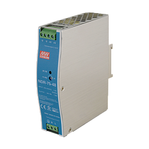Sursa de alimentare in comutatie, 48V/1.6A, 76.8W, sina DIN - MEAN WELL NDR-75-48