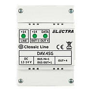 Doza derivatie video DAV.4SG Classic 4 iesiri - ELECTRA DAV.4SG Doza derivatie video DAV.4SG Classic 4 iesiri - ELECTRA DAV.4SG
