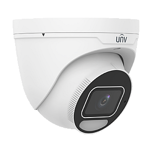 Camera IP Wise-ISP ColorHunter, 4MP, lentila 2.8mm, WL 30m, Mic, Alarm, PoE, Color 24/7, IK10 - UNV IPC3634SE-ADF28K-WP-I1