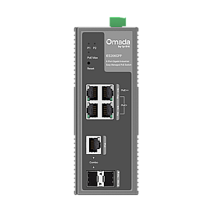 Switch industrial 4 x RJ45 1G PoE+/PoE++, 1 x SFP 1G, 1 x combo SFP/RJ45 1G, Managed - TP-Link Omada IES206GPP Switch industrial 4 x RJ45 1G PoE+/PoE++, 1 x SFP 1G, 1 x combo SFP/RJ45 1G, Managed - TP-Link Omada IES206GPP