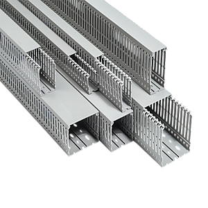 Canal cablu perforat 25x40mm, 2 metri - Plastim PDK2540