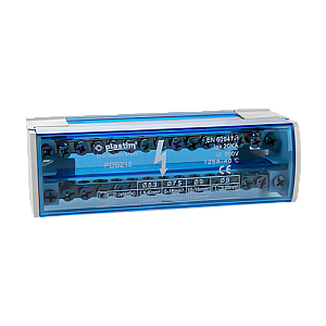 Bloc de distributie electrica, 2x15 poli, 125A - Plastim PDB215 Bloc de distributie electrica, 2x15 poli, 125A - Plastim PDB215