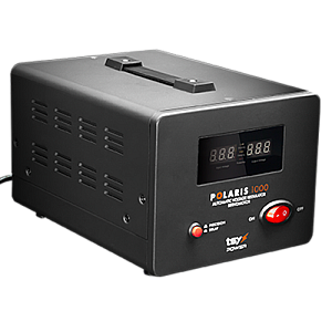 Regulator de tensiune cu servomotor, 1000VA, tensiune la intrare 150-260V, delay 6-180s AVR-POLARIS-1000VA
