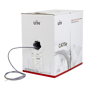 Cablu UTP cat5e 0.45mm, cupru integral, cutie 305 metri - UNV CAB-LC2100B-E-IN Cablu UTP cat5e 0.45mm, cupru integral, cutie 305 metri - UNV CAB-LC2100B-E-IN