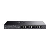 Switch 24 x PoE RJ45 10/100 Mbps, 2 x RJ45 1G, 2 x combo SFP/RJ45 1G, L2 Management - TP-Link Omada SL2428P