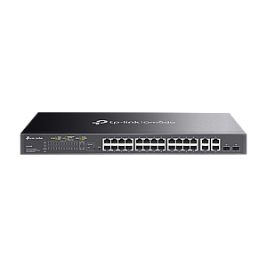 Switch 24 x PoE RJ45 10/100 Mbps, 2 x RJ45 1G, 2 x combo SFP/RJ45 1G, L2 Management - TP-Link Omada SL2428P
