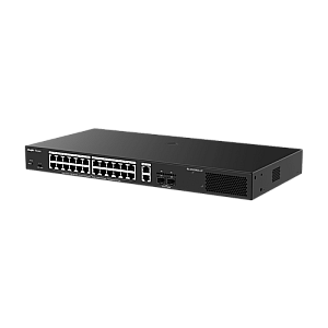 Switch L2, 24 x RJ45 1G PoE+, 2 x RJ45 1G, 2 x SFP 1G, Cloud Management - Ruijie Reyee RG-ES228GS-LP Switch L2, 24 x RJ45 1G PoE+, 2 x RJ45 1G, 2 x SFP 1G, Cloud Management - Ruijie Reyee RG-ES228GS-LP