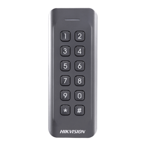 Cititor de proximitate RFID MIFARE 13.56Mhz cu tastatura integrata -HIKVISION DS-K1802MK