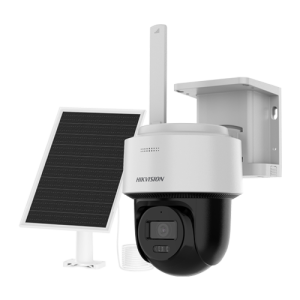 Camera IP PT, 4G, 4MP, 2.8mm, IR/WL 30m, Audio, Smart Tracking, panou solar, IP66 - HIKVISION DS-2CFSP4-4G-2.8mm
