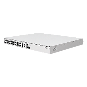 Switch L3, 4 x SF28 25G, 16 x QSFP28 100G, 2 x RJ45 10G - MikroTik CRS520-4XS-16XQ-RM