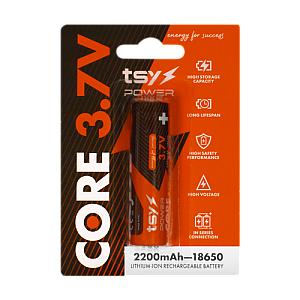 Acumulator Core Lithium-Ion 18650, 3.7V, 2200mAh TSY-CORE-2200 Acumulator Core Lithium-Ion 18650, 3.7V, 2200mAh TSY-CORE-2200