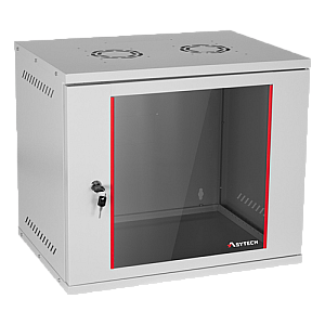 Rack perete 9U 19'' 542X400, capacitate incarcare 50 kg, RAL7035 - ASYTECH Networking ASY-9U-5440SBW