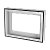 Plinta pentru rack de exterior EXIP55 19, 600x450, RAL 7035, IP55 - ASYTECH Networking ASY-PLNTH45IP55 – ASYTECH Networking ASY-PLNTH45IP55