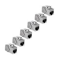 Set 6 buc. Keystone Jack Cat.6A, ecranat, tool-less - TRENDnet TC-K06C6A-6buc Set 6 buc. Keystone Jack Cat.6A, ecranat, tool-less - TRENDnet TC-K06C6A-6buc
