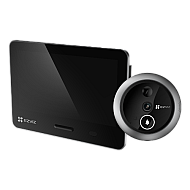 Vizor electronic smart, Wi-Fi, 4K, monitor tactil 5.5', sonerie, audio, acumulator 7100 mAh - EZVIZ CS-EP4-Sliver