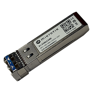 Modul SFP+ 1G/10G Single Mode, 10km, 1310nm - MikroTik S+31DLC10D