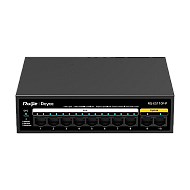 Switch L2, 8 x RJ45 10/100 Mbps PoE, 2 x RJ45 10/100 Mbps, Unmanaged - Ruijie Reyee RG-ES110F-P