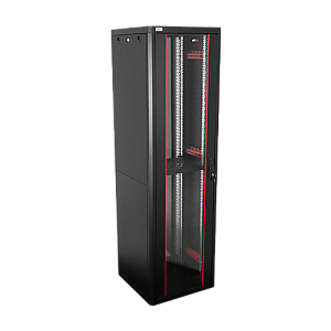 Rack de podea PRO SERIES 42U 19'' 600x600, capacitate 1000 kg, RAL 9005, asamblat ASY-42U-6060PRO