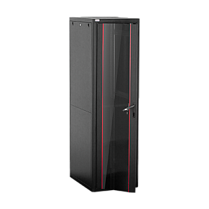Rack de podea PRO SERIES 42U 19'' 600x800, capacitate 1000 kg, RAL 9005, asamblat ASY-42U-6080PRO