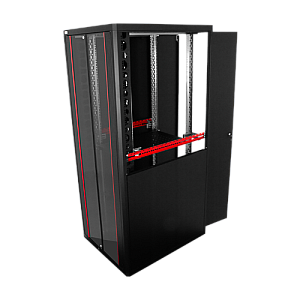 Rack de podea PRO SERIES 42U 19'' 800x1000, capacitate 1000 kg, RAL 9005, asamblat ASY-42U-80100PRO