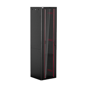 Rack de podea PRO SERIES 47U 19'' 600x600, capacitate 1000 kg, RAL 9005, asamblat ASY-47U-6060PRO