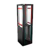 Rack de podea PRO SERIES 47U 19 600x600, capacitate 1000 kg, RAL 9005, asamblat ASY-47U-6060PRO – ASYTECH Networking ASY-47U-6060PRO