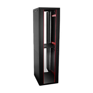 Rack de podea PRO SERIES 47U 19'' 600x800, capacitate 1000 kg, RAL 9005, asamblat ASY-47U-6080PRO