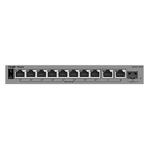Switch L2, 10 x RJ45 1G (8 x PoE+), 1 x SFP 1G, Putere PoE 120W, Cloud Management - Ruijie Reyee RG-ES211GS-P Switch L2, 10 x RJ45 1G (8 x PoE+), 1 x SFP 1G, Putere PoE 120W, Cloud Management - Ruijie Reyee RG-ES211GS-P