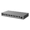 Ruijie Networks RG-ES211GS-P – Switch L2, 10 x RJ45 1G (8 x PoE+), 1 x SFP 1G, Putere PoE 120W, Cloud Management - Ruijie Reyee RG-ES211GS-P Switch L2, 10 x RJ45 1G (8 x PoE+), 1 x SFP 1G, Putere PoE 120W, Cloud Management - Ruijie Reyee RG-ES211GS-P – Ruijie Networks RG-ES211GS-P