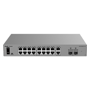 Switch L2, 18 x RJ45 1G (16 x PoE+), 2 x SFP 1G, Putere PoE 250W, Cloud Management - Ruijie Reyee RG-ES220GS-P-V2