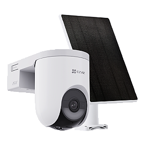 Camera IP Wi-Fi6 PT + panou solar 5W, 8MP, baterie 5.200 mAh, Audio bidirectional, Alarma - EZVIZ CS-HB8c-SP(4K)