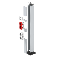 Coloana verticala de podea, din aluminiu, montare module pe 1 singura parte, IP40 - DLX DLX-980-64