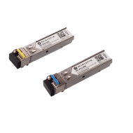 Kit 2 module SFP BiDi, 1/2.5Gbps, singlemode, LC simplex, 20km, 1270/1330nm, MikroTik - HS-2733LC20D