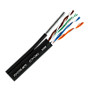 Cablu FTP autoportant, cat 5E, CUPRU 100%, 305m, negru TSY-FTP5E-MESS – TSY Cable TSY-FTP5E-MESS