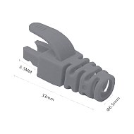 Manson protectie mufa RJ45, gri (100buc) RJ45-CAP-GY