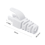 Manson protectie mufa RJ45, alb (100buc) RJ45-CAP-WH