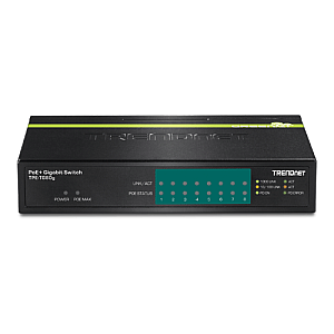 Switch 8 porturi Gigabit PoE/PoE+ 123W - TRENDnet TPE-TG80G Switch 8 porturi Gigabit PoE/PoE+ 123W - TRENDnet TPE-TG80G
