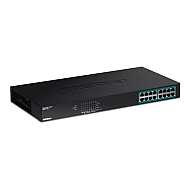 Switch 16 porturi Gigabit PoE+ 246W - TRENDnet TPE-TG160G Switch 16 porturi Gigabit PoE+ 246W - TRENDnet TPE-TG160G