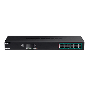 Switch 16 porturi Gigabit PoE+ 246W - TRENDnet TPE-TG160G Switch 16 porturi Gigabit PoE+ 246W - TRENDnet TPE-TG160G
