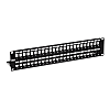 Patch Panel ecranat 48 porturi blank keystone 2U - TRENDnet TC-KP48S – TRENDnet TC-KP48S