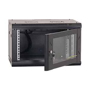 Rack perete 4U 19'' 600x450, negru - ASYTECH Networking ASY-4U-6045W