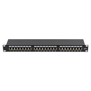 Patch Panel 1U, FTP cat5e, 24 porturi RJ45 - ASYTECH Networking ASY-PP-FTP5E-24