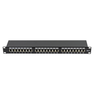 Patch Panel 1U, FTP cat6, 24 porturi RJ45 - ASYTECH Networking ASY-PP-FTP6-24